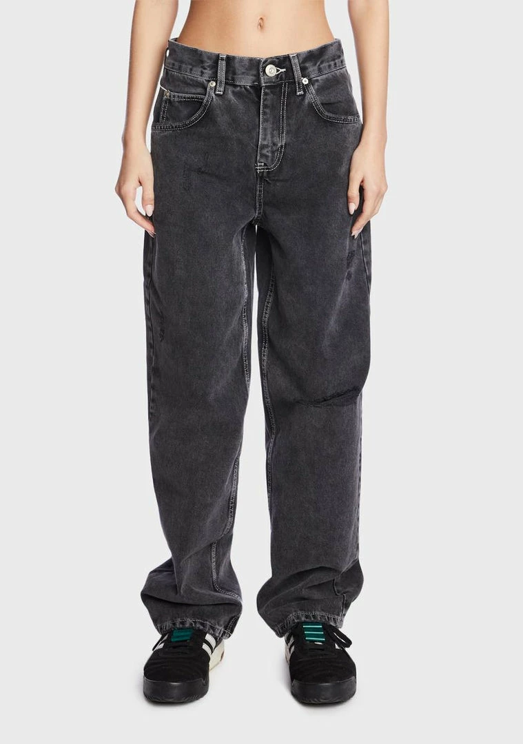Wholesale β BDG Washed Black Knee Rip Boyfriend π Jeans π― 1 BDG Washed Black Knee Rip Boyfriend Jeans