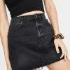 BDG Bottoms Austin Notched Denim Mini Skirt