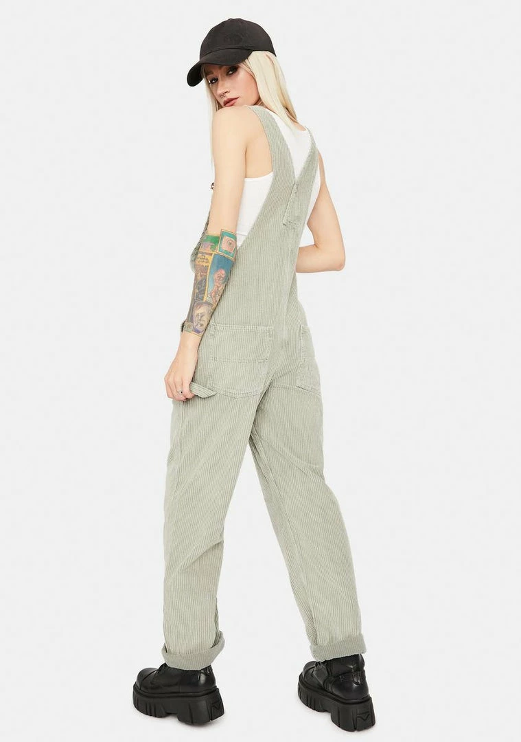 Best deal ✔️ BDG Jumpsuits & Rompers Sage Green Corduroy Overalls ⭐ 4 BDG Jumpsuits & Rompers Sage Green Corduroy Overalls