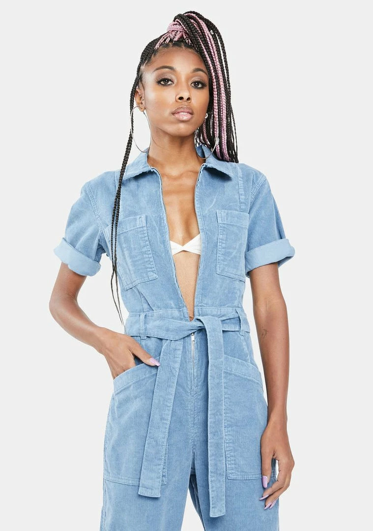 New β¨ BDG Jumpsuits & Rompers Blue Cord Belted Boiler Suit π 2 BDG Jumpsuits & Rompers Blue Cord Belted Boiler Suit