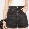 BDG Rolled Hem Mom Shorts Bottoms