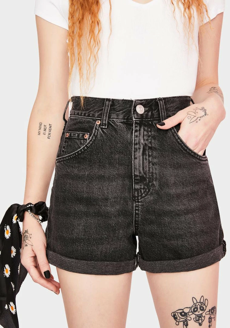 Flash Sale π BDG Rolled Hem Mom Shorts Bottoms π 1 BDG Rolled Hem Mom Shorts Bottoms