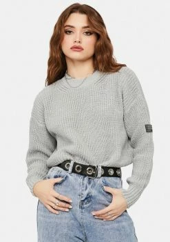 BDG Tops Fisherman Knit Sweater
