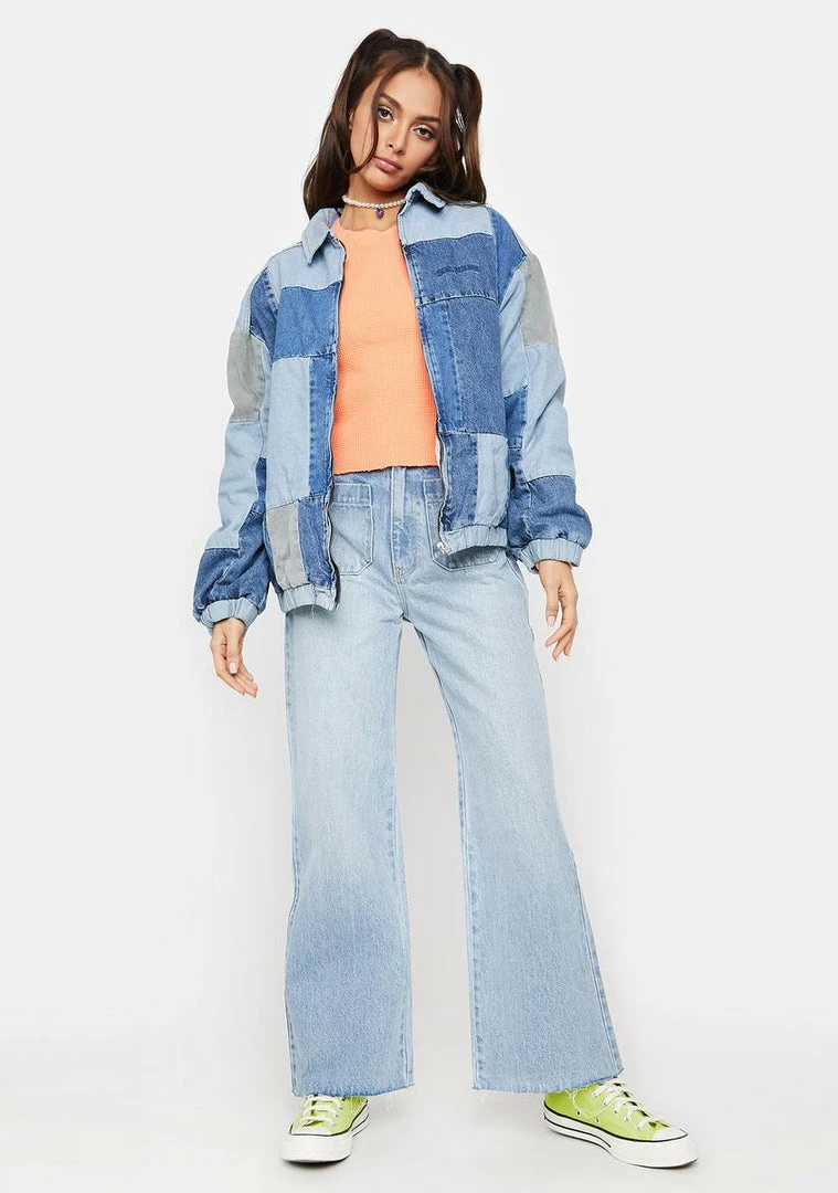 Wholesale π BDG Billy Patchwork Denim Jacket π 3 BDG Billy Patchwork Denim Jacket