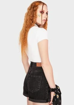 Flash Sale π BDG Rolled Hem Mom Shorts Bottoms π 7 BDG Rolled Hem Mom Shorts Bottoms