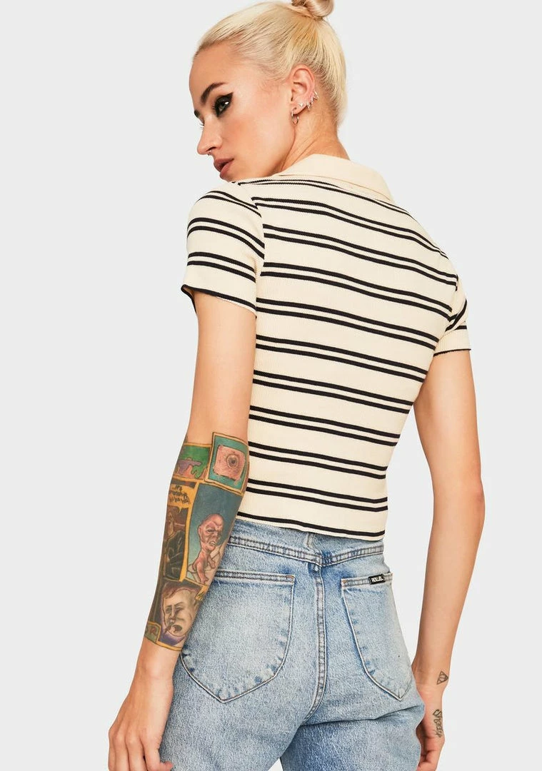 New π BDG Striped Short Sleeve Top Tops π€© 4 BDG Striped Short Sleeve Top Tops