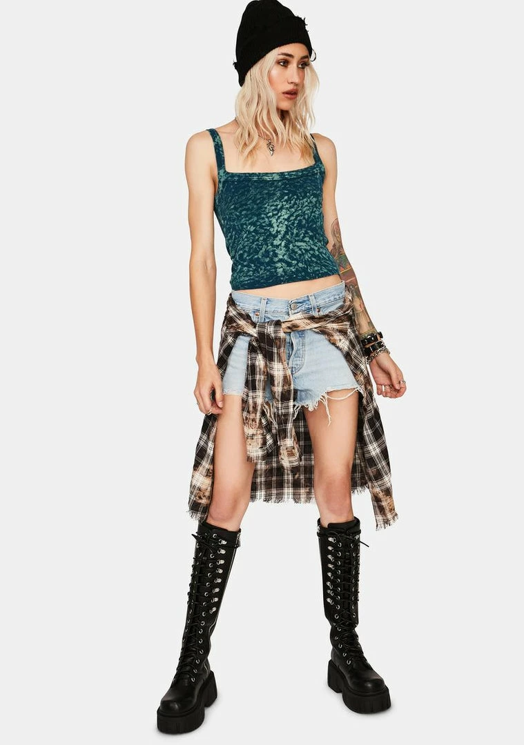 Best deal β€οΈ BDG Tops Blue Tie Dye Jersey Rib Cropped Tank π 5 BDG Tops Blue Tie Dye Jersey Rib Cropped Tank