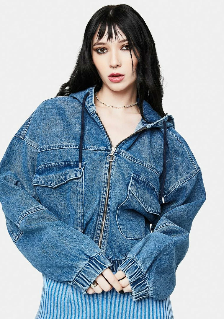 Budget β¨ BDG Patch Pocket Crop Denim Jacket π 1 BDG Patch Pocket Crop Denim Jacket