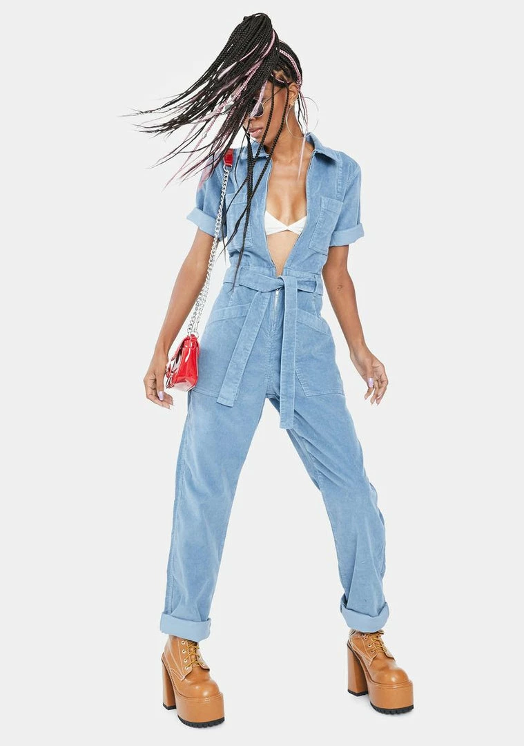 New β¨ BDG Jumpsuits & Rompers Blue Cord Belted Boiler Suit π 1 BDG Jumpsuits & Rompers Blue Cord Belted Boiler Suit
