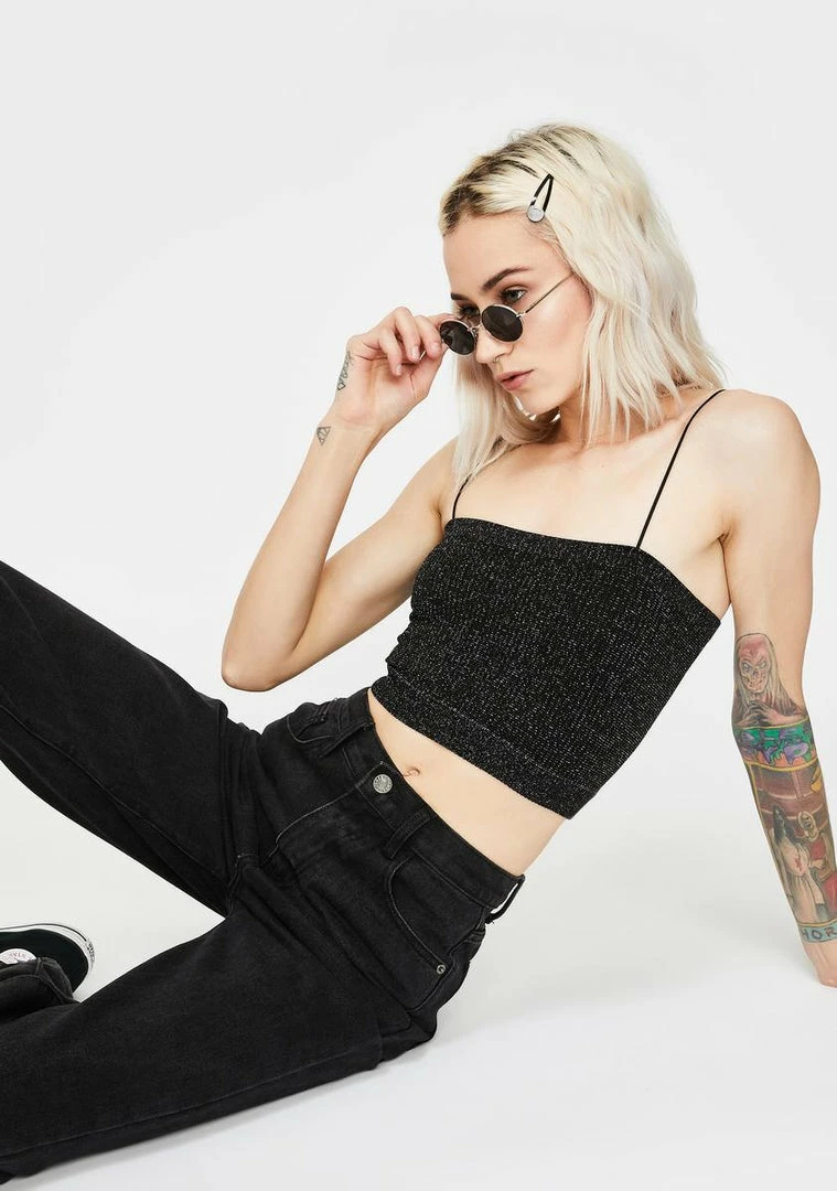 Flash Sale π BDG Tops Black Bungee Strap Tube Top π 2 BDG Tops Black Bungee Strap Tube Top