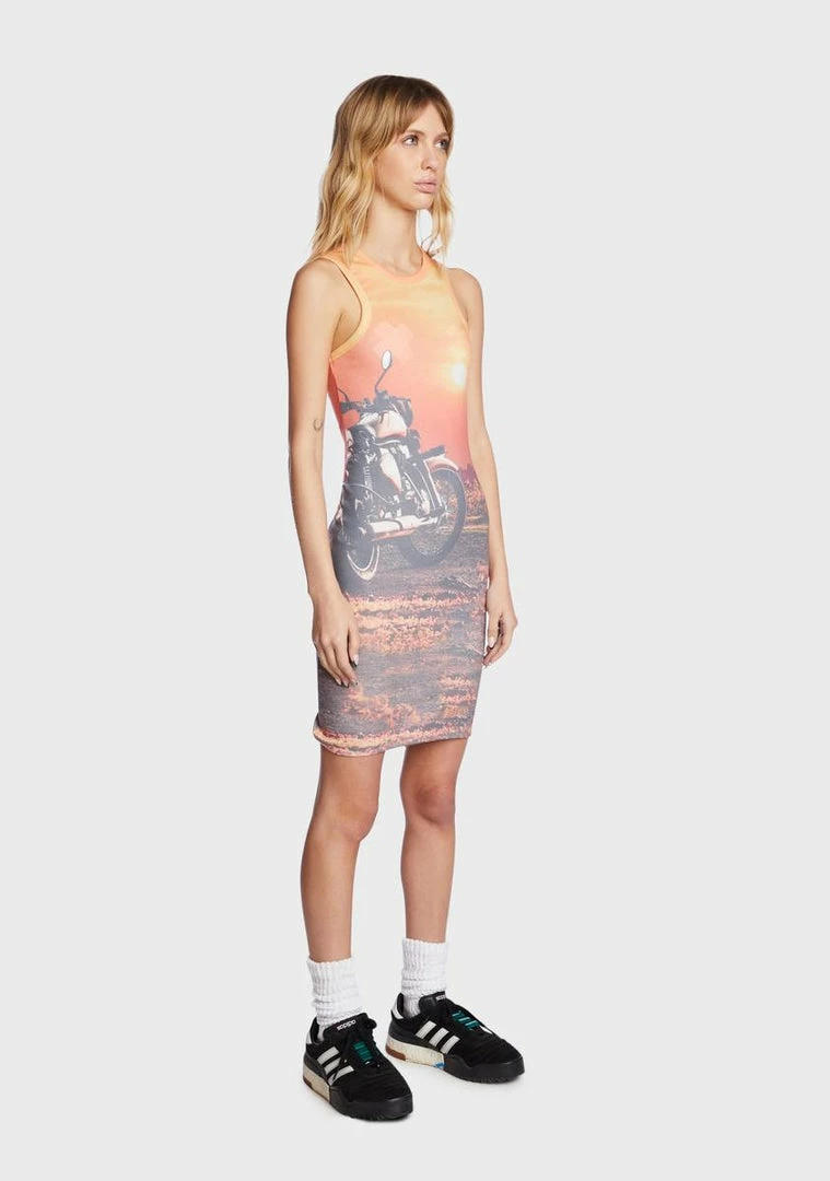 Best Pirce π BDG π Shirt π Dress Polarised Print Tank Mini π Dress β€οΈ 3 BDG Shirt Dress Polarised Print Tank Mini Dress