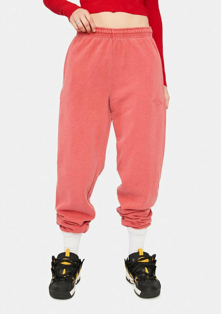 Best deal β€οΈ BDG Washed Red Jogger Sweatpants π€© 1 BDG Washed Red Jogger Sweatpants