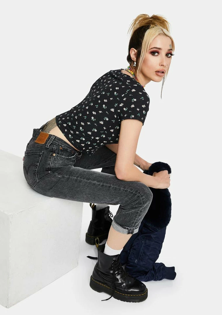 Outlet π₯° BDG Ditsy Floral Print Crop Top Tops π 4 BDG Ditsy Floral Print Crop Top Tops