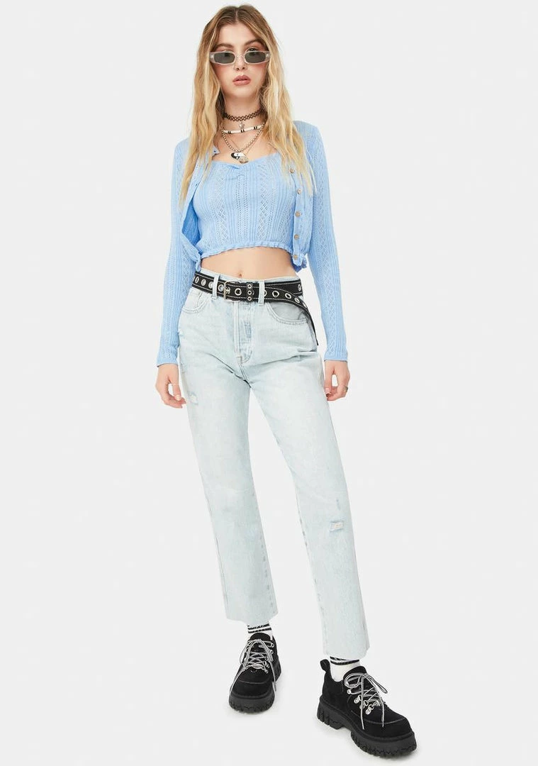 Top 10 β¨ BDG Sky Pointelle Cardigan & Cami Twin Set Tops π 3 BDG Sky Pointelle Cardigan & Cami Twin Set Tops