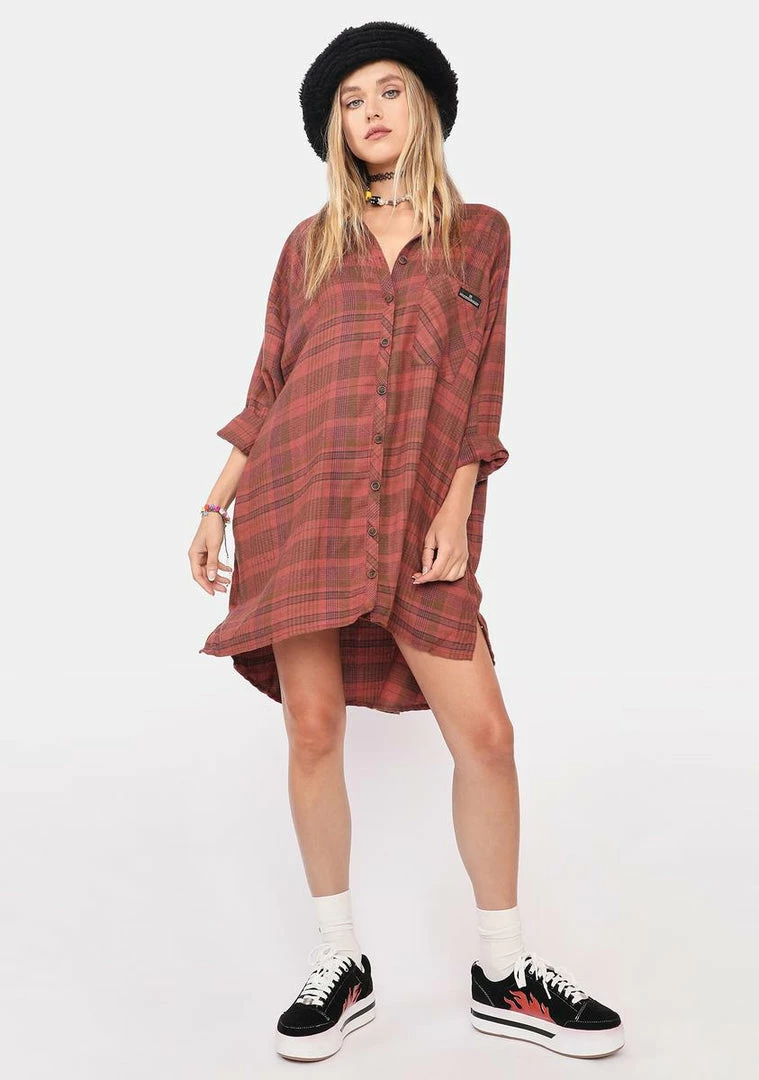 Coupon π BDG Burnt Orange Ashley Check π Shirt π Dress βοΈ 3 BDG Burnt Orange Ashley Check Shirt Dress