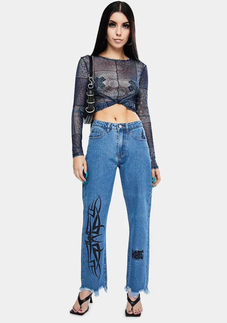 Brand new π BDG Print Mesh Paisley Top π 3 BDG Print Mesh Paisley Top