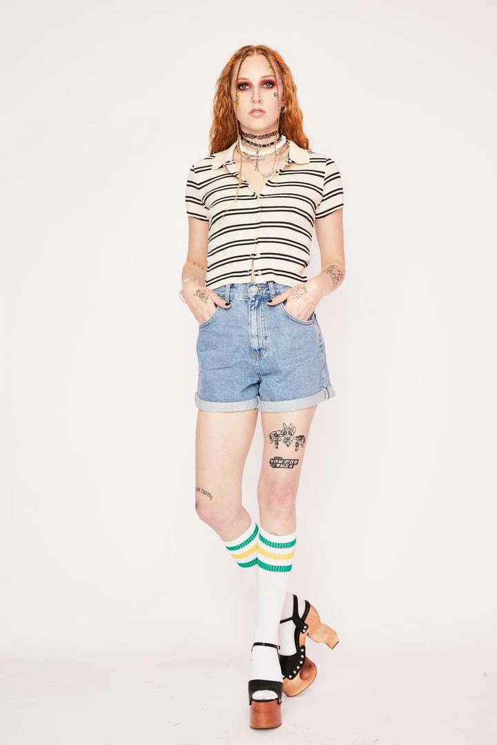 New 𧨠BDG Bottoms Blue Rolled Hem Denim Mom Shorts π 3 BDG Bottoms Blue Rolled Hem Denim Mom Shorts