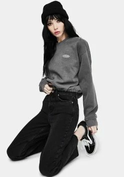 BDG Bubble Hem Sweat Top