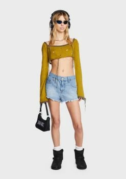 BDG Cheeky Denim Shorts