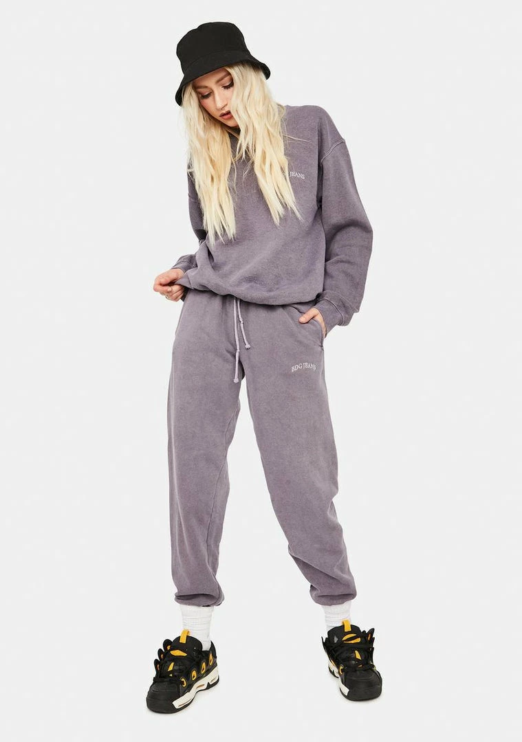 Wholesale π BDG Lilac Jogger Sweatpants Bottoms π 3 BDG Lilac Jogger Sweatpants Bottoms