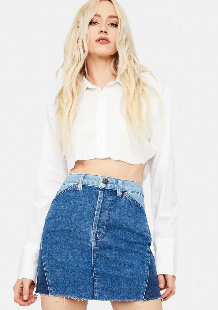 Buy π BDG Patchwork Denim Mini π Skirt Bottoms π 2 BDG Patchwork Denim Mini Skirt Bottoms