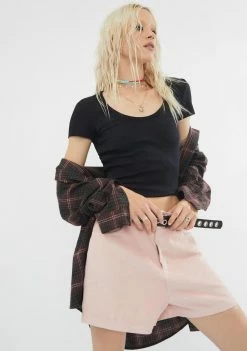 BDG Ribbed Scoop Baby Tee