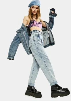 Hot Sale π BDG Bottoms April Ruffle Denim π Jeans π 6 BDG Bottoms April Ruffle Denim Jeans