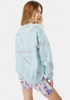 BDG Tops Lotus Soul Crewneck