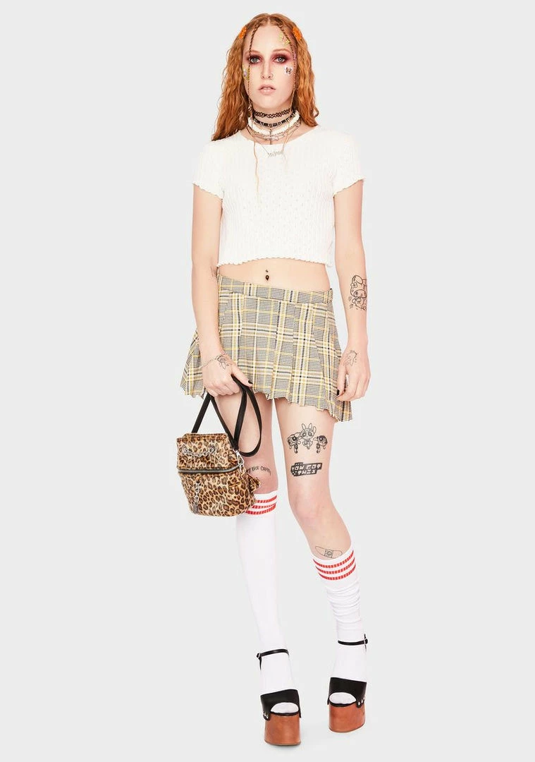 Promo π BDG Tops Ivory Pointelle Sweater Tee π€© 5 BDG Tops Ivory Pointelle Sweater Tee