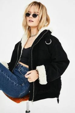 BDG Corduroy Sherpa Lined Utility Jacket