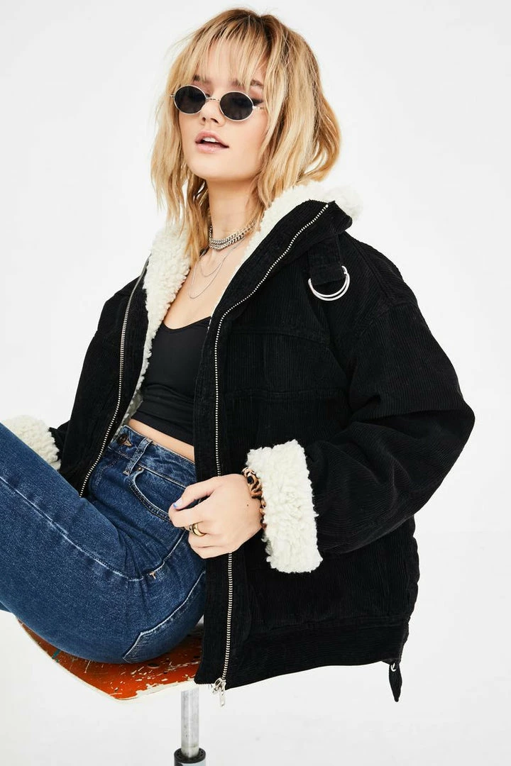 Best Sale βοΈ BDG Corduroy Sherpa Lined Utility Jacket π 2 BDG Corduroy Sherpa Lined Utility Jacket