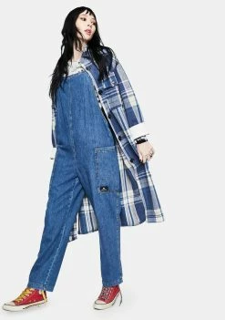 BDG Blue Albie Denim Boilersuit