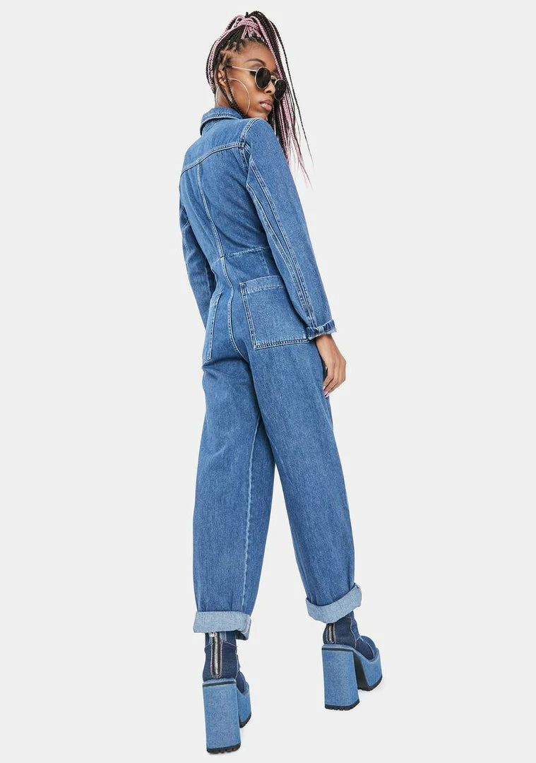 Flash Sale π BDG Workwear Denim Boiler Suit π 4 BDG Workwear Denim Boiler Suit