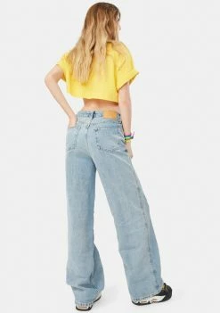 BDG Bottoms Summer Bleach Wash Puddle Jeans