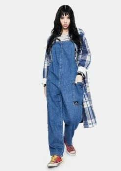 BDG Blue Albie Denim Boilersuit