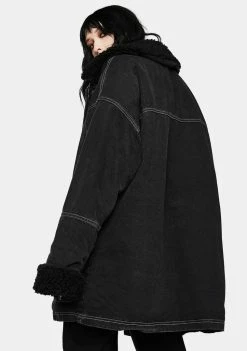 BDG Black Dylan Donkey Denim Jacket Outerwear