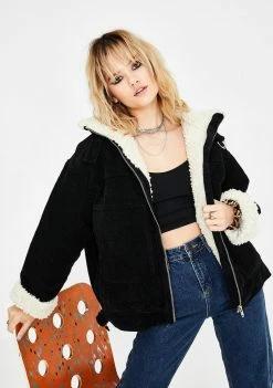 BDG Corduroy Sherpa Lined Utility Jacket