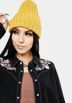 BDG Grace Western Embroidered Shirt