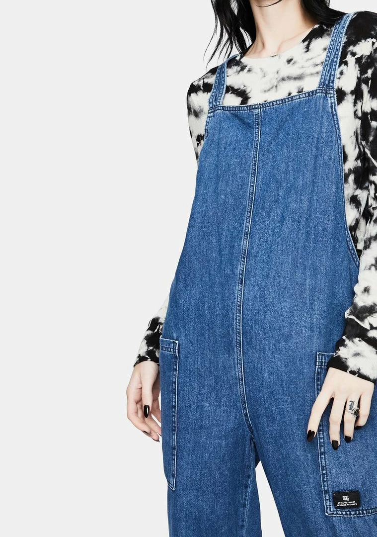 Best Sale 𧨠BDG Blue Albie Denim Boilersuit π₯ 3 BDG Blue Albie Denim Boilersuit