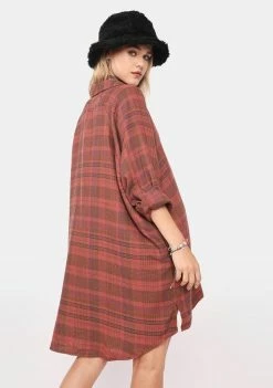 Coupon π BDG Burnt Orange Ashley Check π Shirt π Dress βοΈ 7 BDG Burnt Orange Ashley Check Shirt Dress