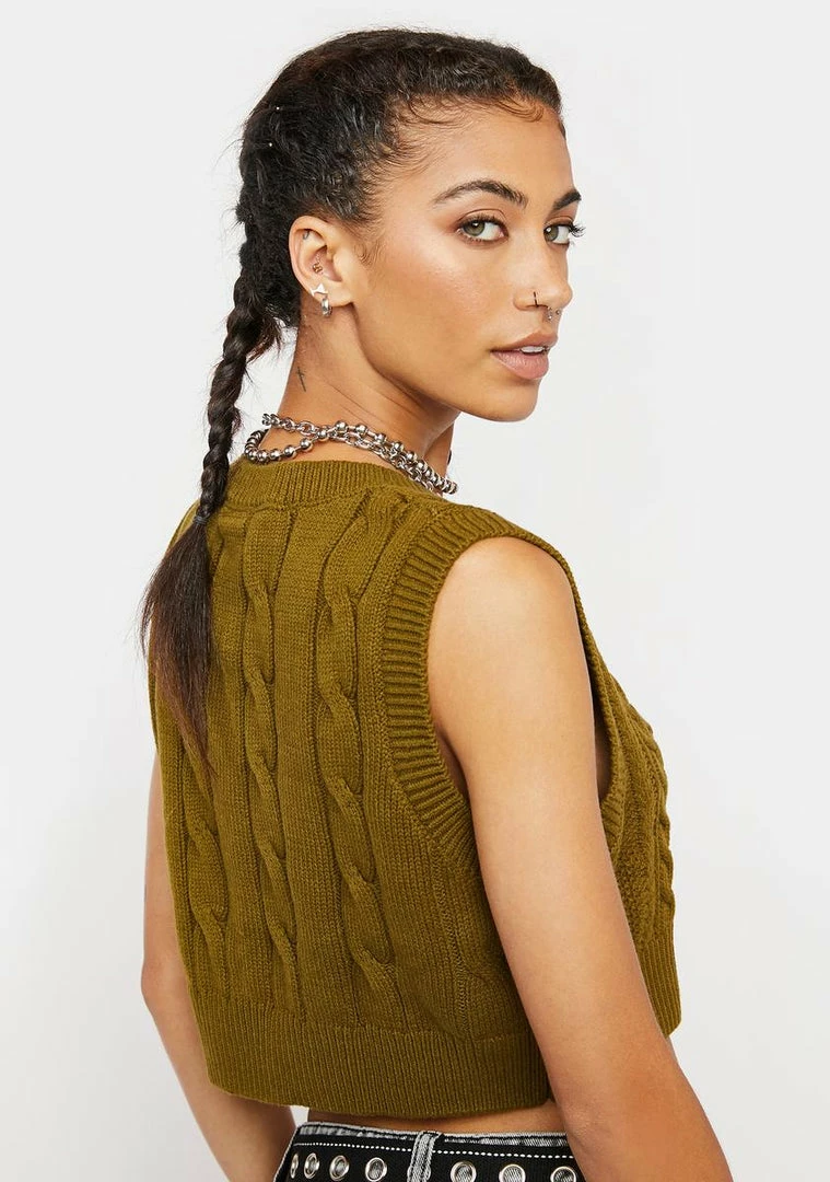 Cheapest π₯ BDG Cable Knit Cropped Vest β 4 BDG Cable Knit Cropped Vest