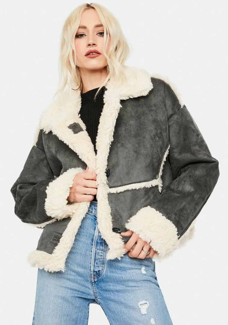 Coupon β€οΈ BDG Outerwear Faux Suede Shearling Jacket π 1 BDG Outerwear Faux Suede Shearling Jacket