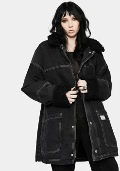 BDG Black Dylan Donkey Denim Jacket Outerwear