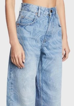 BDG Laser Print Boyfriend Jeans