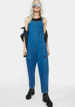 Outlet π₯ BDG Jumpsuits & Rompers Albie Denim Dungarees π 6 BDG Jumpsuits & Rompers Albie Denim Dungarees