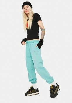 BDG Bottoms Turquoise Jogger Sweatpants