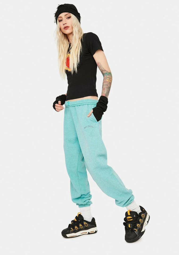 Best Sale π BDG Bottoms Turquoise Jogger Sweatpants π 2 BDG Bottoms Turquoise Jogger Sweatpants