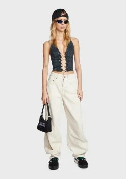 BDG Denim Halter Top