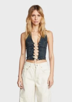 Front Page 7 BDG Denim Halter Top