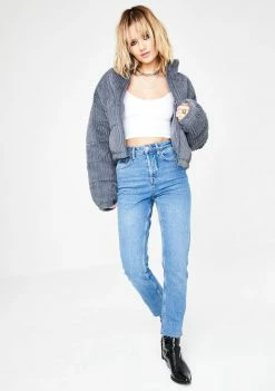 Promo ❤️ BDG Fluffy Corduroy Puffer Jacket ✨ 6 BDG Fluffy Corduroy Puffer Jacket